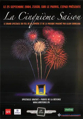 Espectáculo de fogos de artifício — A Quinta Estação — EPAD